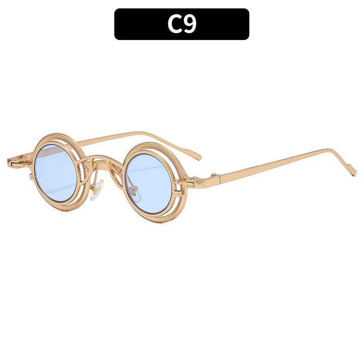 Circular Dual-Lens Sunglasses