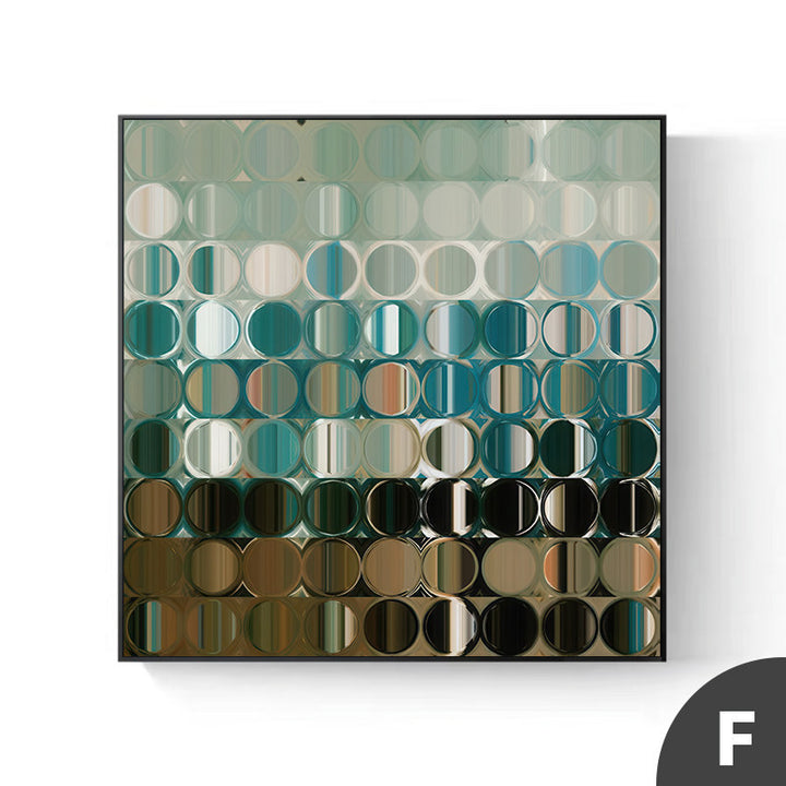 Modern Geometric Canvas Art Wall Decor