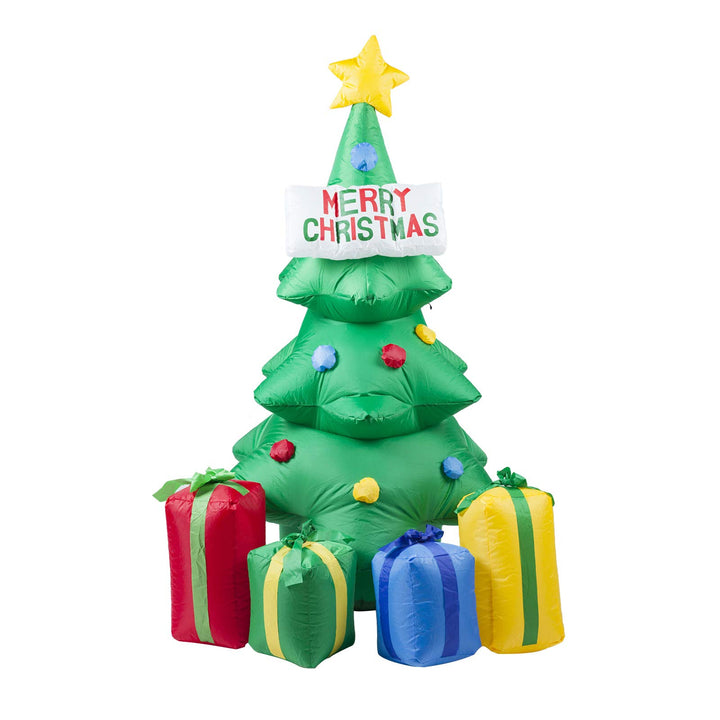 Inflatable Christmas tree with gifts