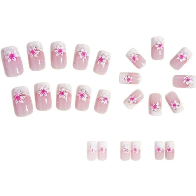 Floral Acrylic Nail Art Enhancements Kalsten