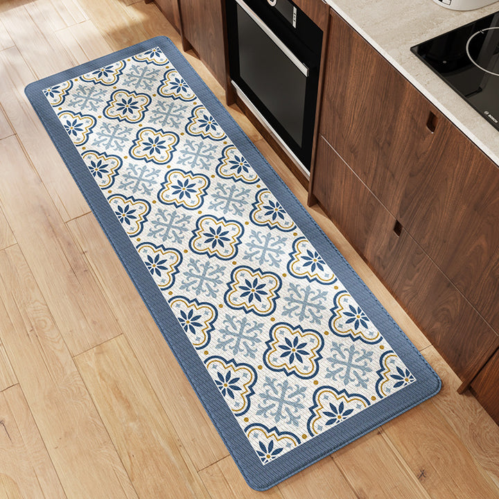 Floral Patterned Kitchen Comfort Mat