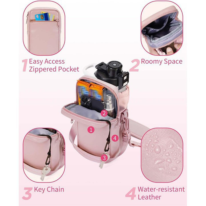 Multifunctional Water Bottle Bag with Insulated Compartment Kalsten