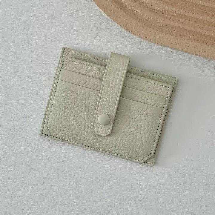 Stylish Textured Leather Card Holder
