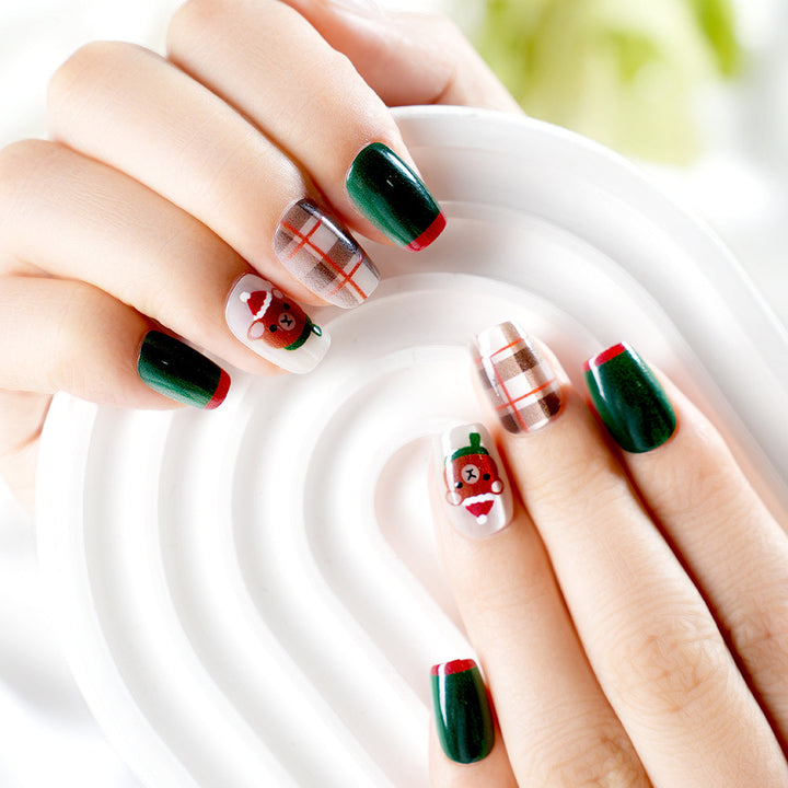 Festive Themed Press-On Nail Set Kalsten