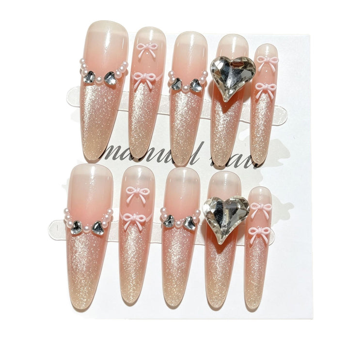 Decorative Rhinestone Nail Art Tips Kalsten