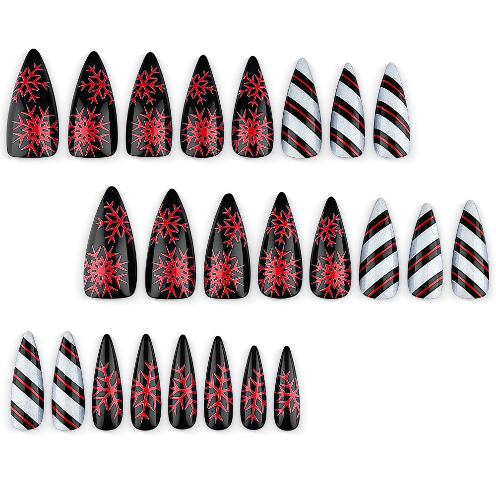 Artificial nails in elegant stiletto design with silky finish Kalsten