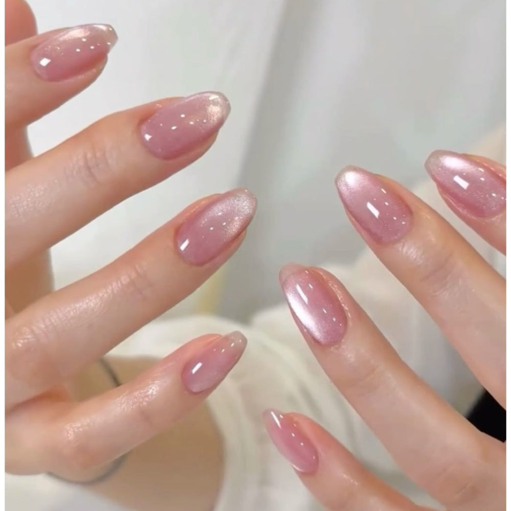 Elegant Artificial Nails with High Gloss Finish Kalsten