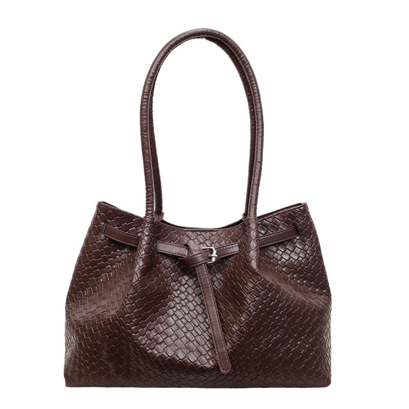 WoTextured Leather Tote Bag Kalsten