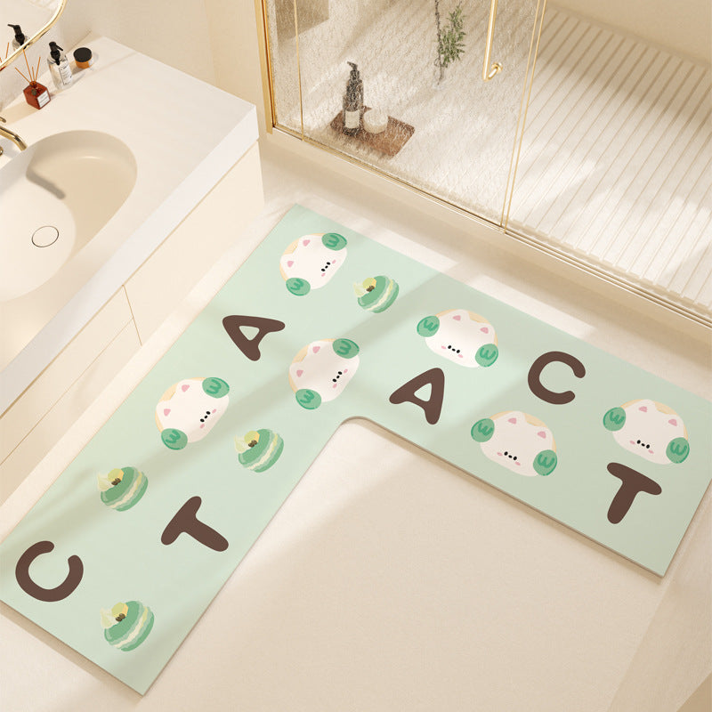 Non-Slip Colorful Bathroom Mat Kalsten