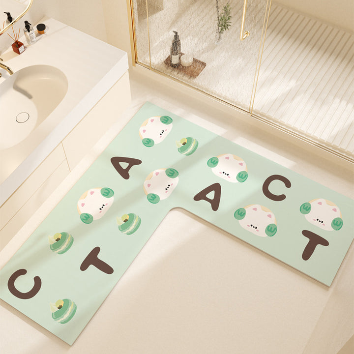 Non-Slip Colorful Bathroom Mat Kalsten