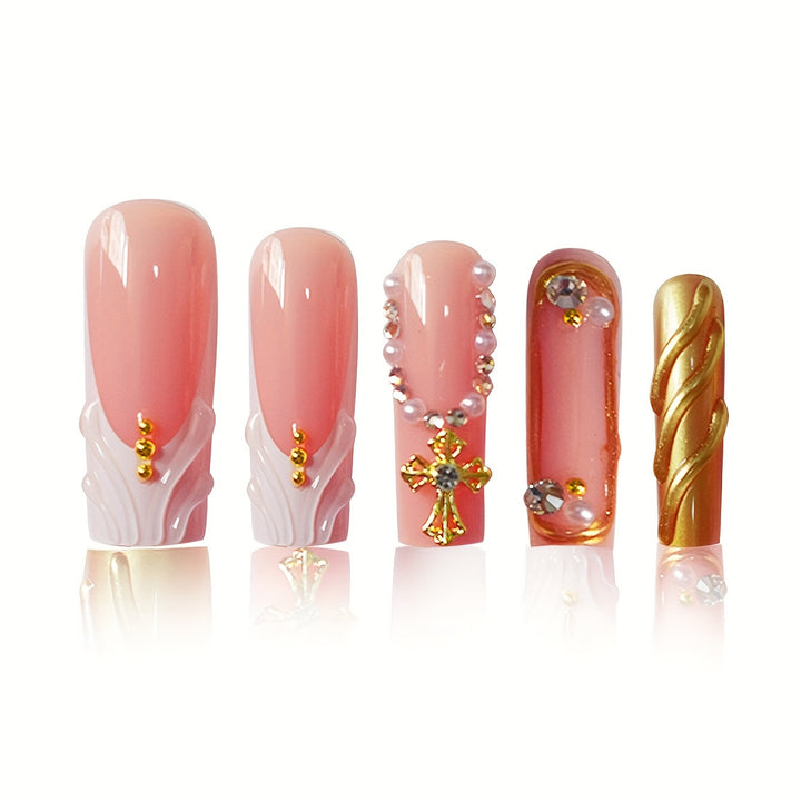 Glamorous Press-On Nail Set Kalsten