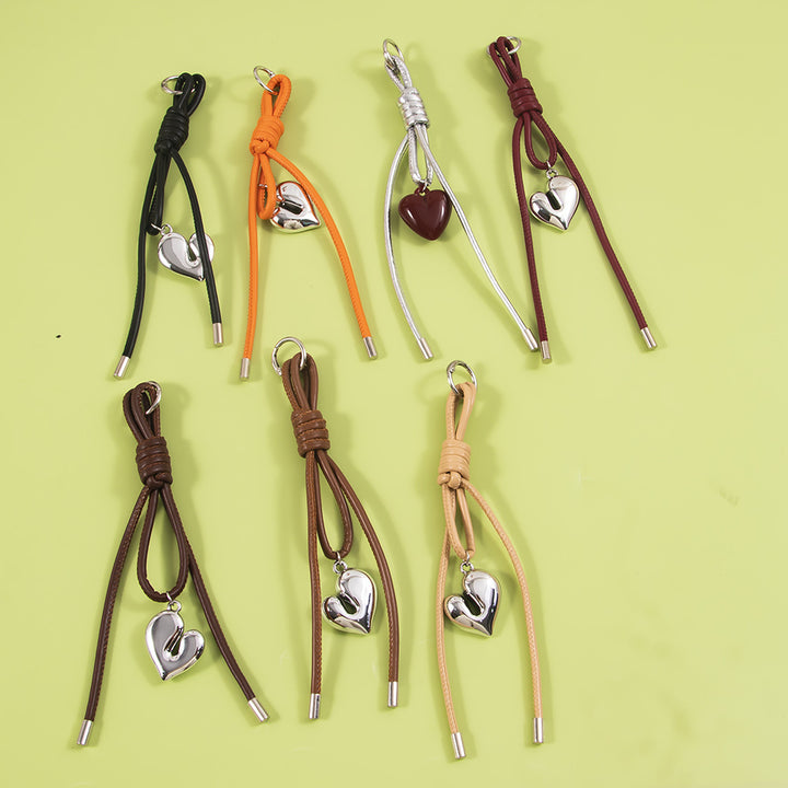 Heart-Shaped Charm Keychain Kalsten