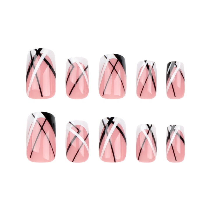 Artful Nail Art with Geometric Accents Kalsten