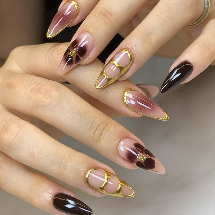Elegant Pointed Nail Enhancements Kalsten