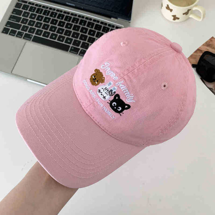 Women's Cute Animal-Embroidered Baseball Cap Kalsten