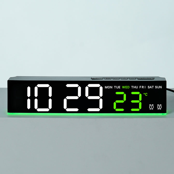 Digital LED weather clock with large display Kalsten
