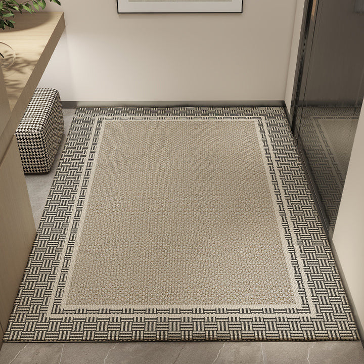 Woven Natural Fiber Welcome Mat