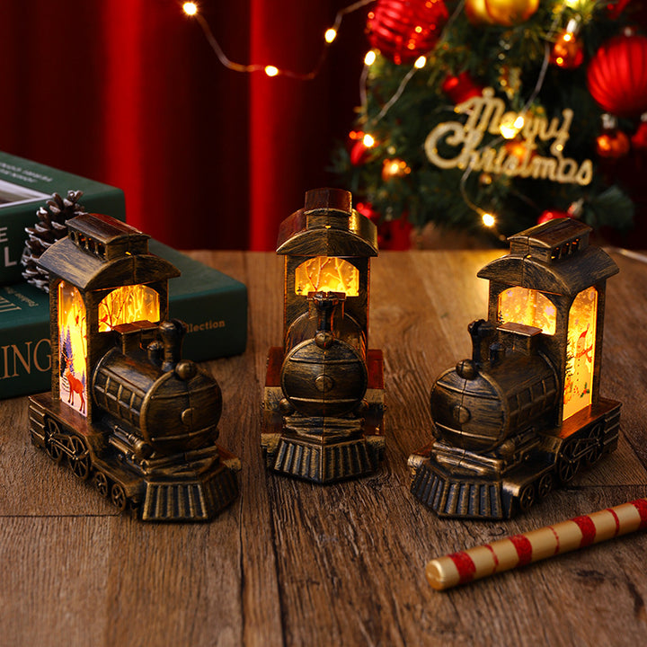 Nostalgic Christmas Train Lantern Kalsten