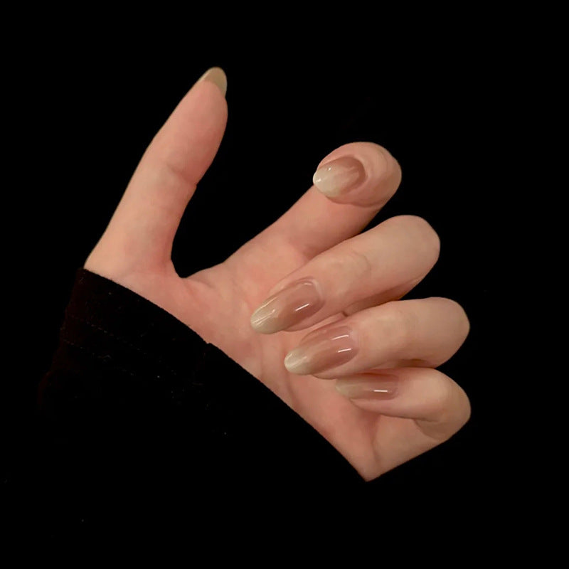 Glossy Decorative Press-On Nails Set Kalsten