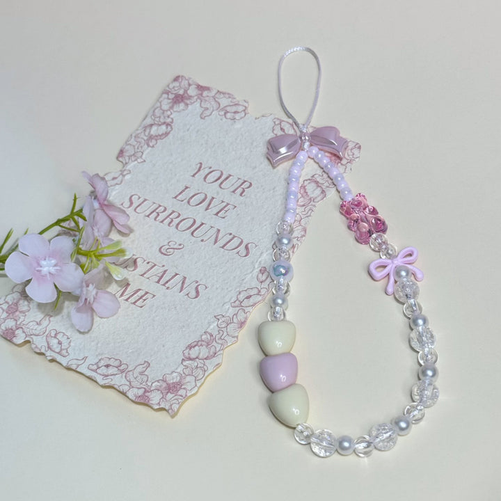 Beaded Charm Phone Strap Kalsten