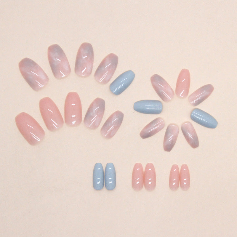 Ombre Glossy Nail Tips Kalsten