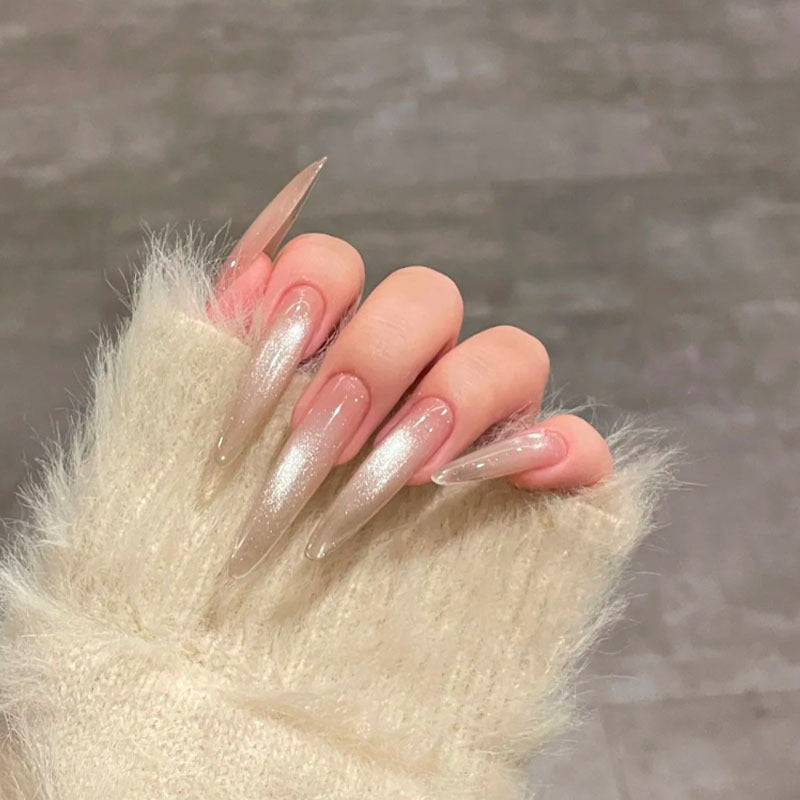 Artistic Long Stiletto Nail Enhancements Kalsten