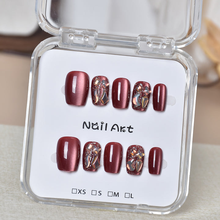 Premium Glamorous Press-On Nail Extensions Kalsten