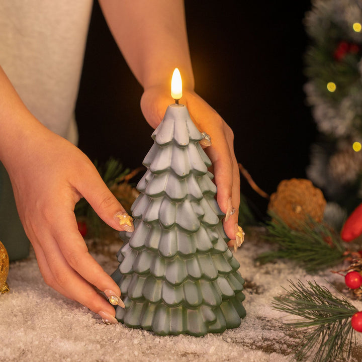 Christmas tree candle