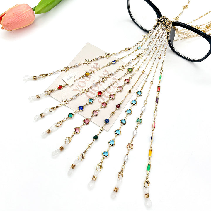 Star-Embellished Eyewear Retainer Chain Kalsten