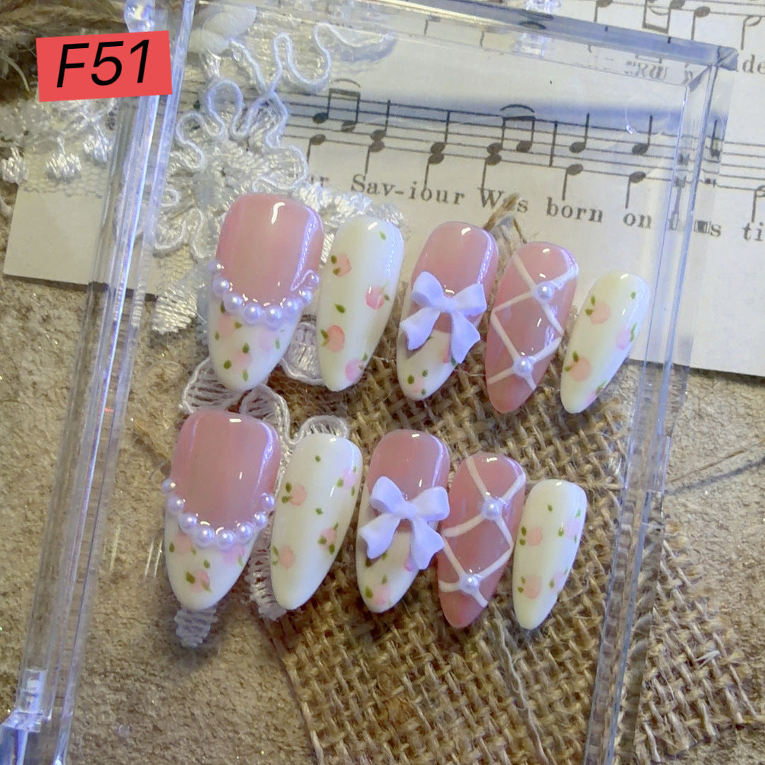 Decorative Press-On Nail Art Set 1790731572