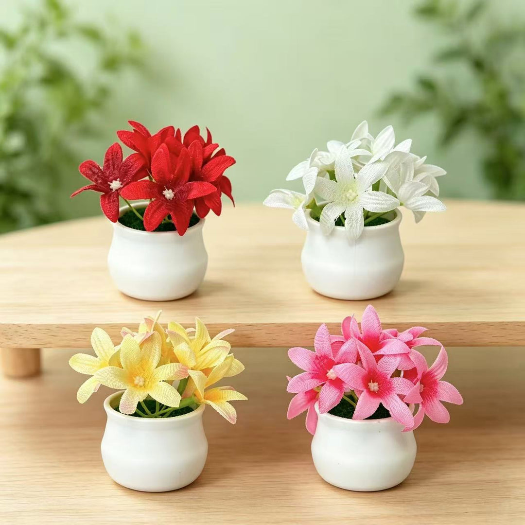 Elegant Faux Floral Centerpiece for Home Decor Display
