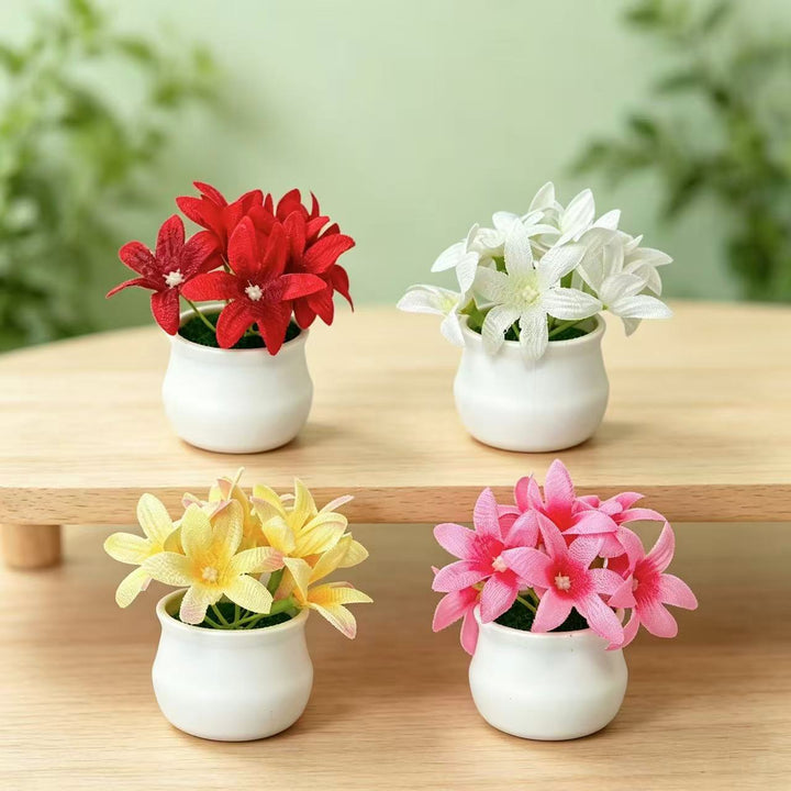 Elegant Faux Floral Centerpiece for Home Decor Display