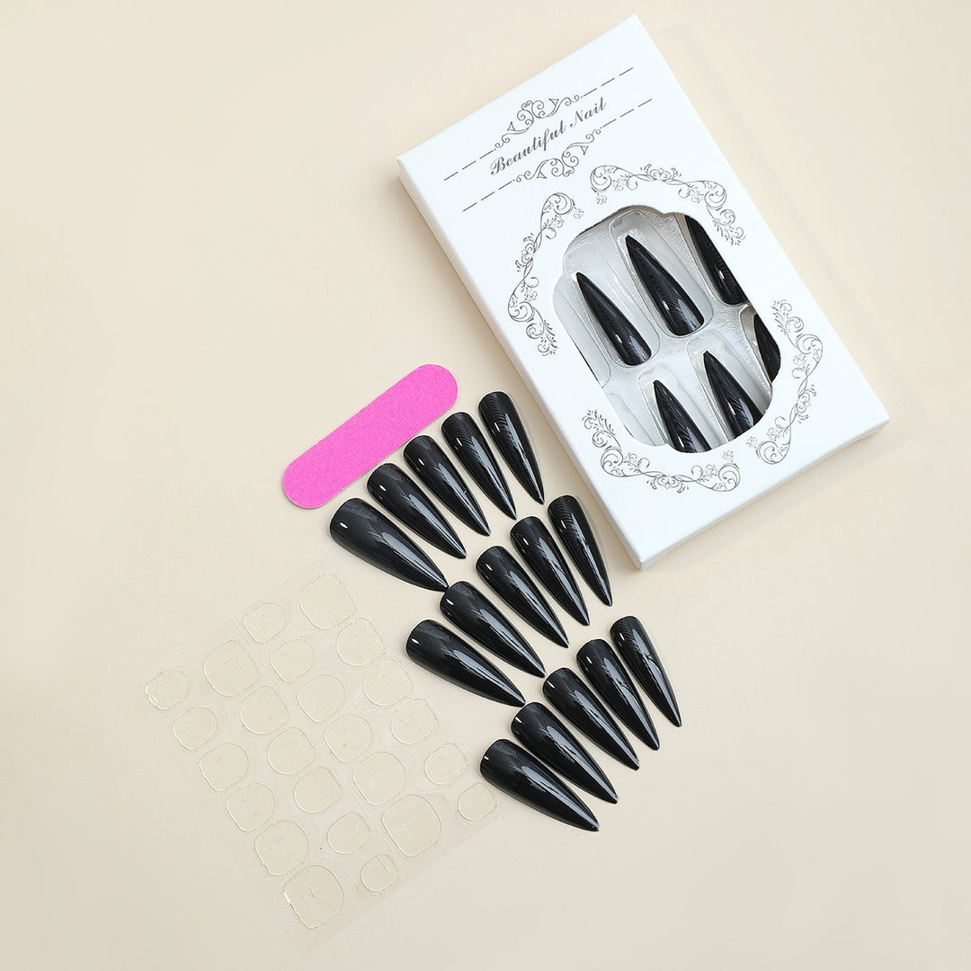 Artificial Nail Set with pointed and shiny nails Kalsten