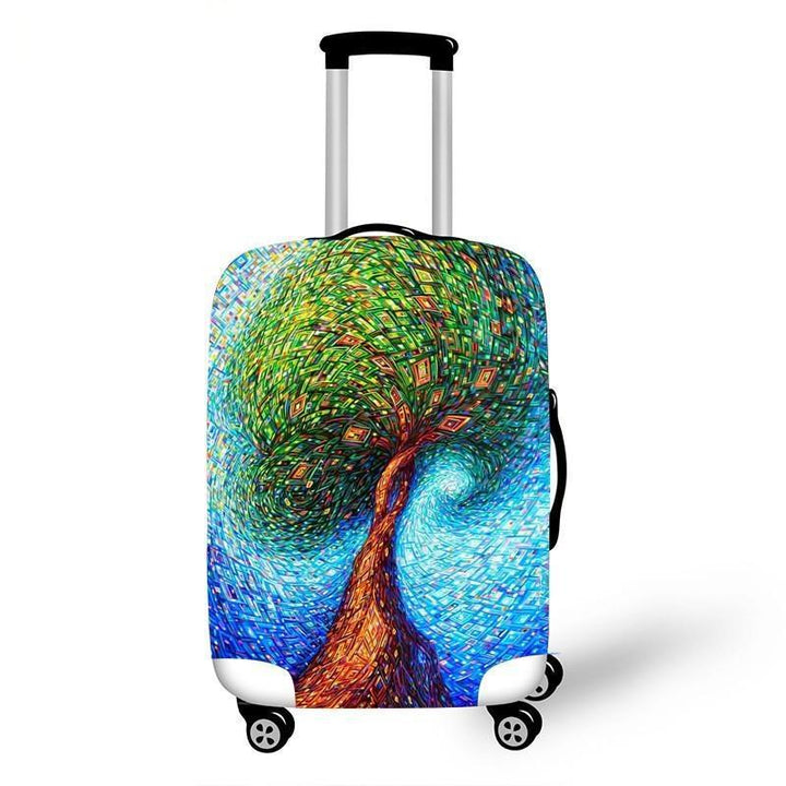 Women's hard shell suitcase with diverse floral design Kalsten