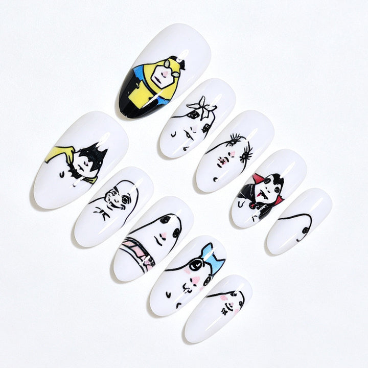 Whimsical Character Nail Art Tips Kalsten