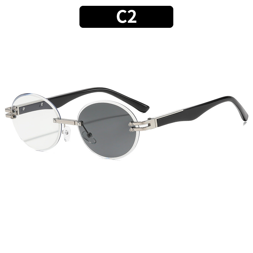 Deluxe Round Frame Sunglasses