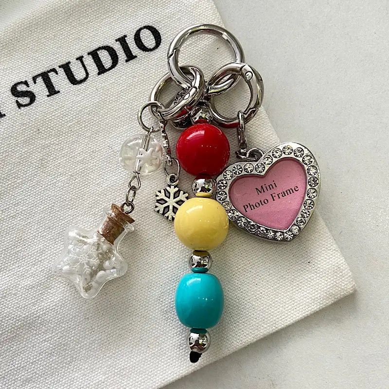 Playful Beaded Charm Keychain Kalsten