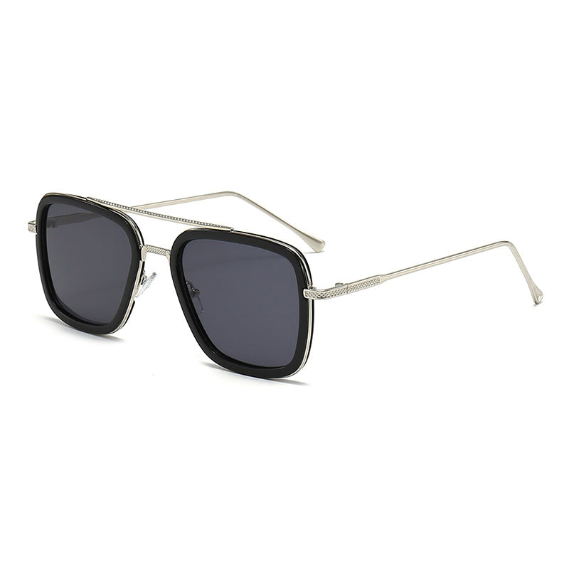 Women's stylish square sunglasses with metallic details Kalsten