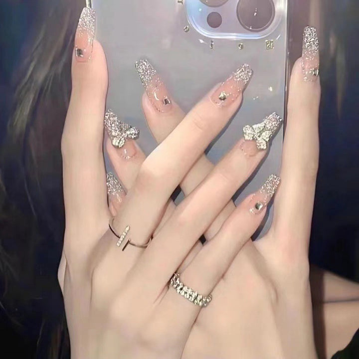 Artificial nails with heart design Kalsten