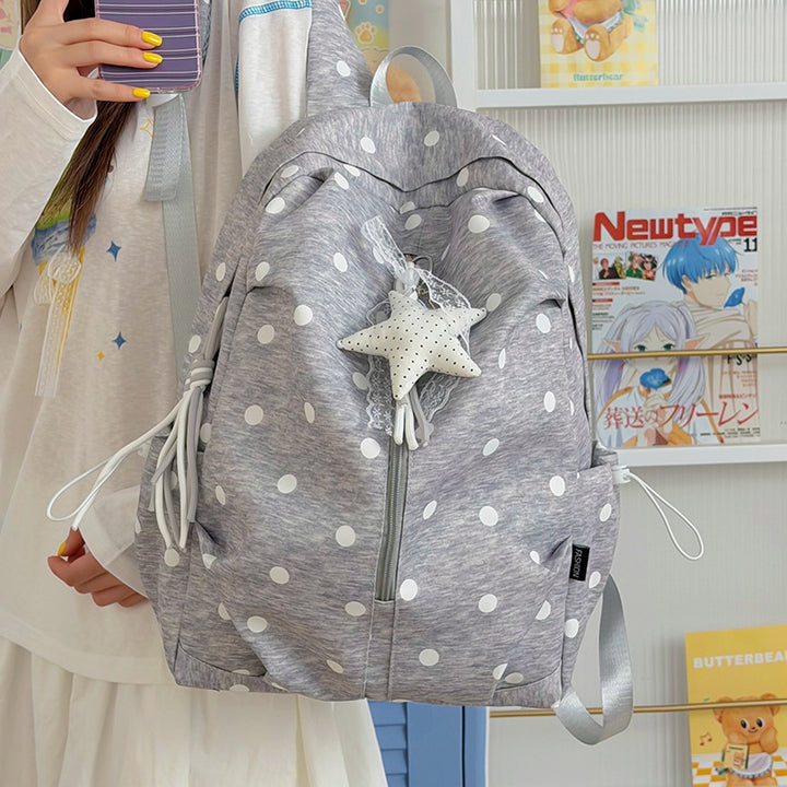 Polka Dot Patterned Casual Backpack Kalsten