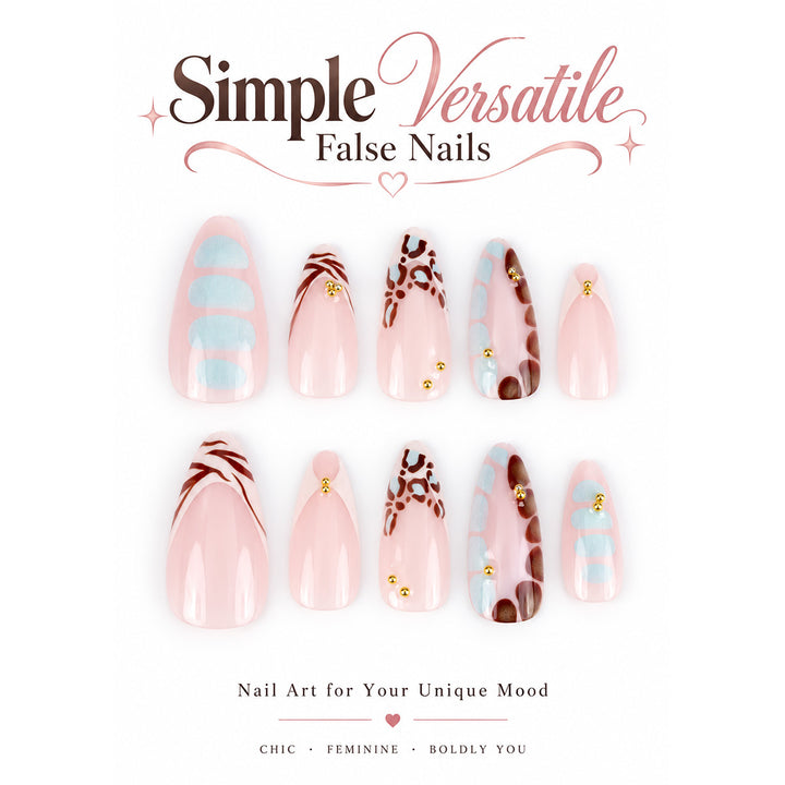 Glamorous Stiletto Press-On Nail Art Set