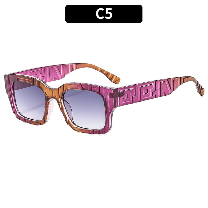 Oversized Geometric Statement Sunglasses