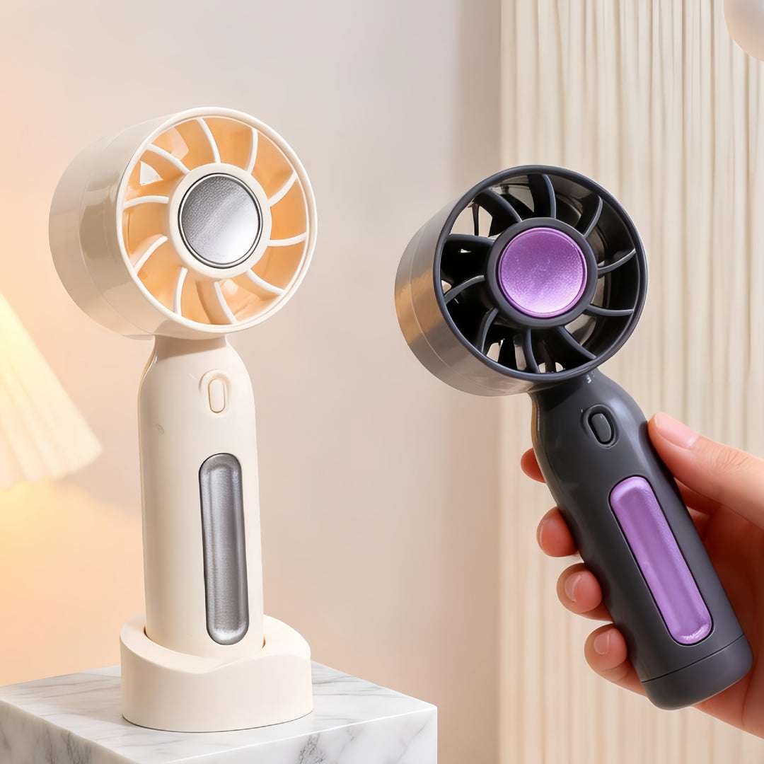 Ladies Portable Hand Fan with USB Charging Port Kalsten