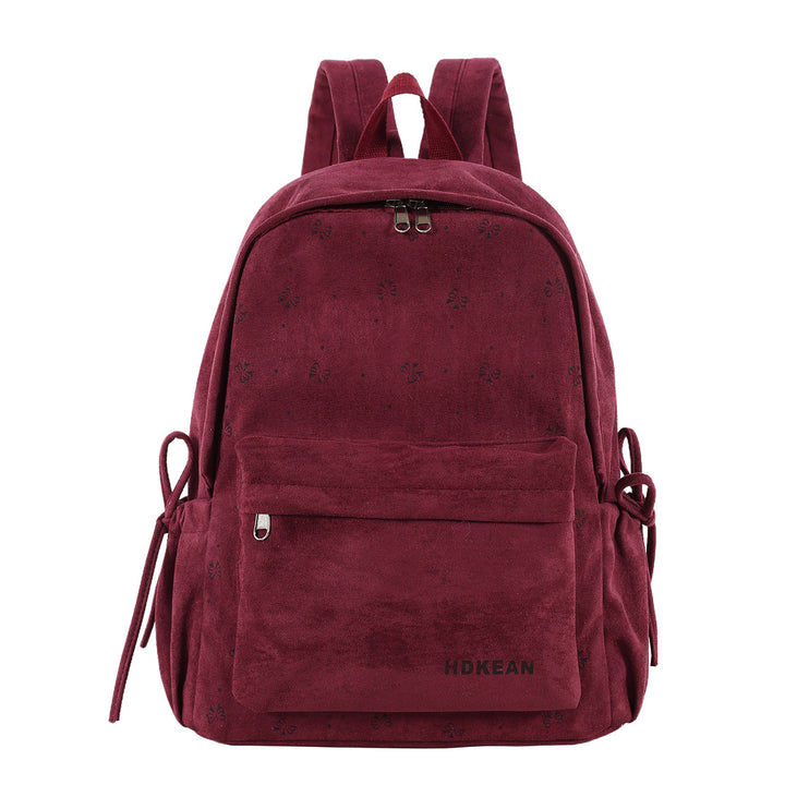 Cozy Plush School Backpack Kalsten