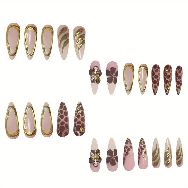 Decorative Resin Press-On Nail Art Set Kalsten