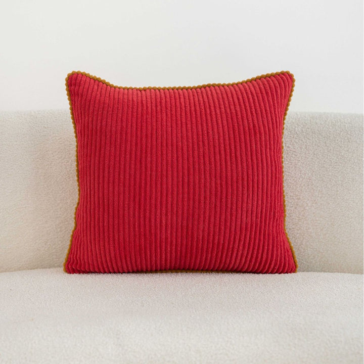 Textured Corduroy Decorative Pillow