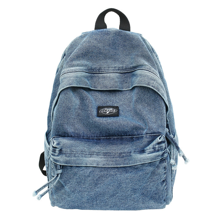 Casual Denim School Backpack Kalsten