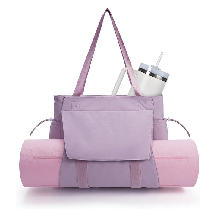 Versatile sports bag with separate yoga mat carrying compartment Kalsten