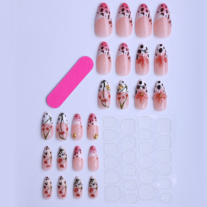 Artificial Nails in Exquisite Floral Design Kalsten