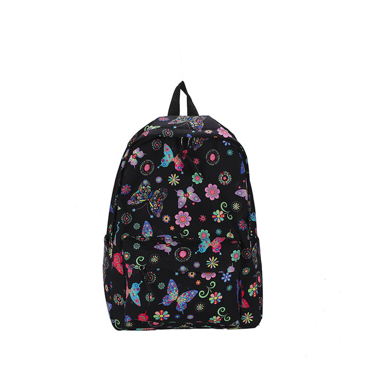 Butterfly Print Casual Backpack Kalsten